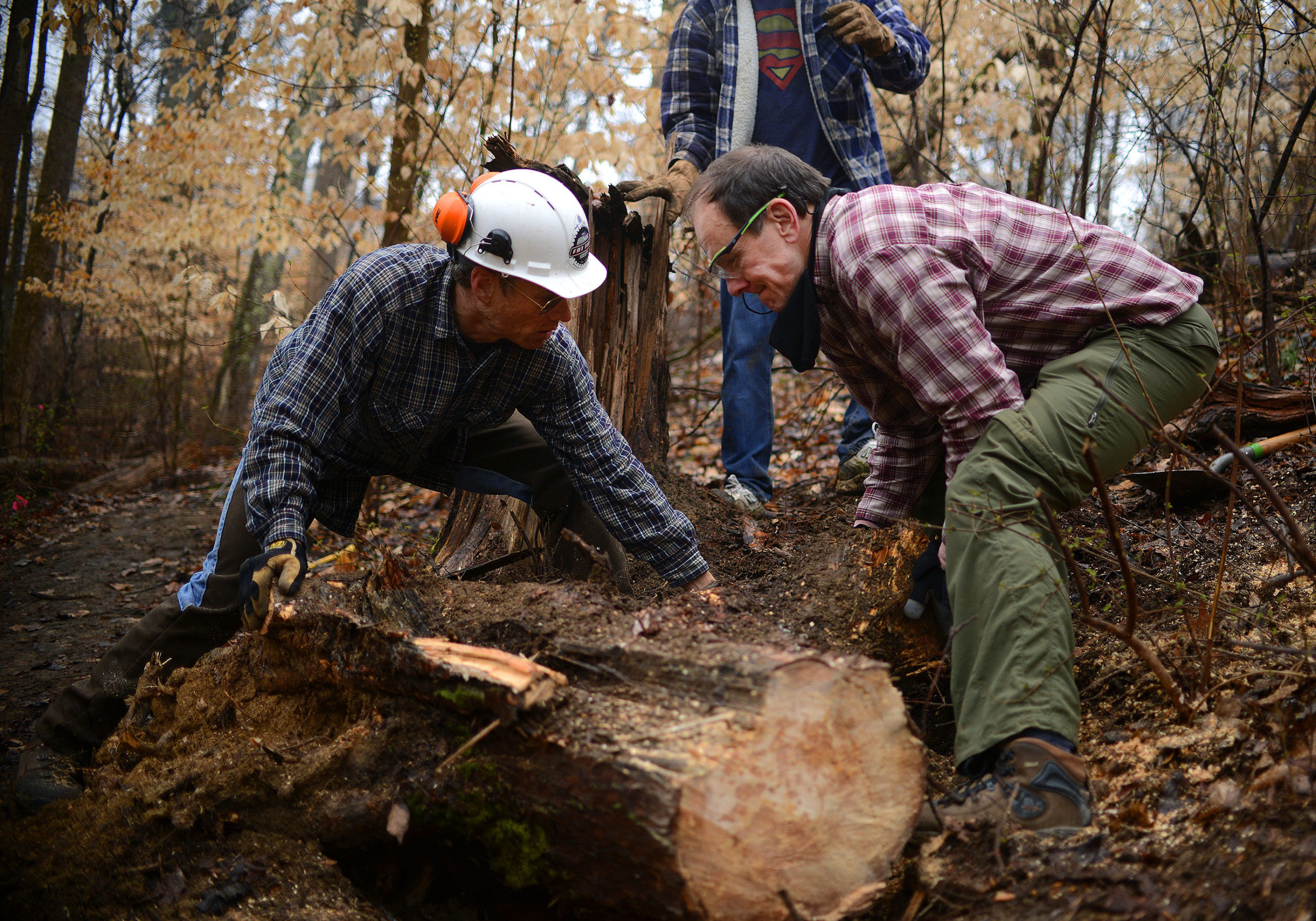Trail day at the Watershed